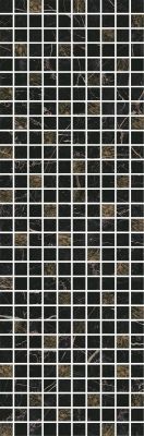 KERAMA MARAZZI Керамическая плитка MM12111 Астория черный мозаичный 25*75 керам.декор Цена за 1 шт. 2 112 руб. - бесплатная доставка