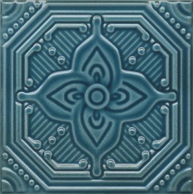 KERAMA MARAZZI Керамическая плитка SSA002 Салинас синий 15*15 керам.декор Цена за 1 шт. 464.40 руб. - бесплатная доставка