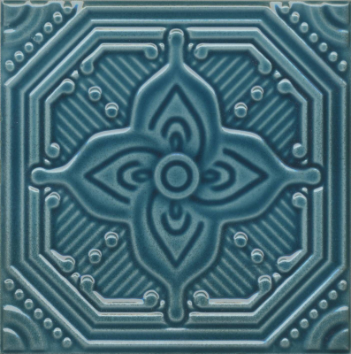 KERAMA MARAZZI Керамическая плитка SSA002 Салинас синий 15*15 керам.декор Цена за 1 шт. 464.40 руб. - бесплатная доставка