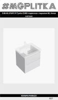 CUB.60.2/WHT.M Тумба CUBO подвесная с ящиками 60, белая матовая