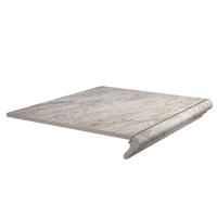SG158500N/GR Ступень фронтальная Терраса коричневый противоскользящий 40,2х30х8