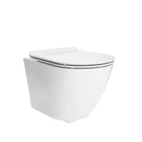 SF.wc.02 Унитаз Sfera подвесной безободковый с крепежом, белый глянцевый