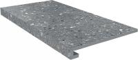 SG632820R/GCF Ступень клееная Терраццо серый темный 33x60x0,9