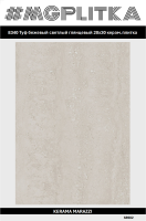8340 Туф бежевый светлый глянцевый 20x30x6,9