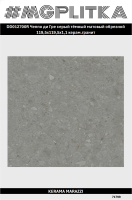 DD012700R Чеппо ди Гре серый тёмный матовый обрезной 119,5x119,5x1,1