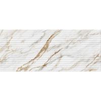 Плитка настенная Ideal white белый 02 25х60 (1,2м2/57,6м2/48уп) рельеф (глянцевая)