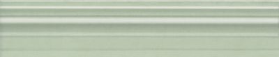 KERAMA MARAZZI Керамическая плитка BLE018 Багет Левада зеленый светлый глянцевый 25х5,5  керам.бордюр 217.20 руб. - бесплатная доставка