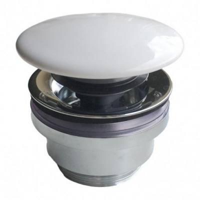 КЕРАМА МАРАЦЦИ  DR.1/WHT Донный клапан с керамической крышкой для раковин PLAZA 3 330 руб. - бесплатная доставка