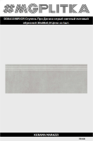 DD841190R/GR Ступень Про Догана серый светлый матовый обрезной 30x80x0,9