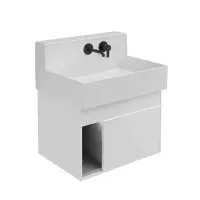 LOG.M.65/WHT Тумба LOGICA M подвесная 2 выдвижных ящика 65, белоснежный