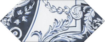 KERAMA MARAZZI Керамическая плитка HGD/A512/35000 Алмаш 1 синий глянцевый 14х34 керам.декор Цена за 1 шт. 298.80 руб. - бесплатная доставка