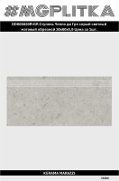 DD605820R/GR Ступень Чеппо ди Гре серый светлый матовый обрезной 30x60x0,9