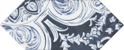 KERAMA MARAZZI Керамическая плитка HGD/A514/35000 Алмаш 3 синий глянцевый 14х34 керам.декор Цена за 1 шт. 298.80 руб. - бесплатная доставка