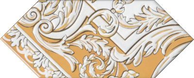 KERAMA MARAZZI Керамическая плитка HGD/B515/35000 Алмаш 4 жёлтый глянцевый 14х34  керам.декор Цена за 1 шт. 298.80 руб. - бесплатная доставка