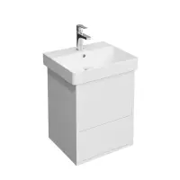 PRO.50.2/WHT Тумба PRO подвесная 2 ящика 50, белая матовая