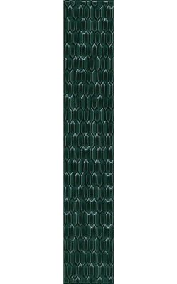 KERAMA MARAZZI Керамическая плитка LSB001 Левада зеленый темный глянцевый 40х7  керам.бордюр 480 руб. - бесплатная доставка