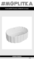 Раковина ARTBASIN Conchiglia накладная 50, белая глянцевая