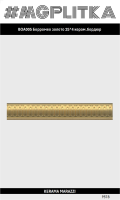 BOA005 Бордюр Борромео золото 25x4x11