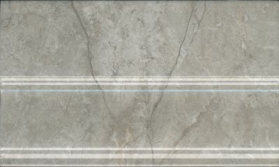 KERAMA MARAZZI Керамическая плитка FMB033 Плинтус Кантата серый светлый глянцевый 25x15x1,5 Цена за 1 шт. 324 руб. - бесплатная доставка