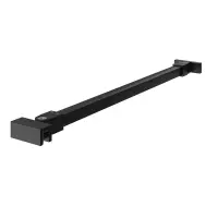 VE.FB250.BSD.BLK.M Фиксатор для стеклянной шторки VETRO, 25 см, матовый черный