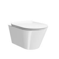 KMPMWc53GWh2 Унитаз PLAZA Modern подвесной, безободковый с крепежом
