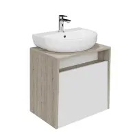 PRO.60.1/WHT Тумба PRO подвесная 1 ящик 60, белая глянцевая