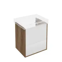 PRO.55.2/OLM Тумба PRO подвесная 2 ящика 55, вяз
