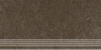 KM6060G0911RGRF Ступень Руссильон коричневый тёмный матовый обрезной 30x60x0,9
