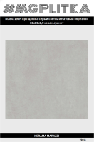 DD841190R Про Догана серый светлый матовый обрезной 80x80x0,9