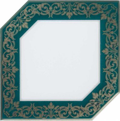 KERAMA MARAZZI Керамическая плитка HGD/E250/18000 Клемансо зеленый темный 15*15 керам.декор 372 руб. - бесплатная доставка