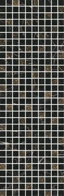 KERAMA MARAZZI Керамическая плитка MM12111 Астория черный мозаичный 25*75 керам.декор 2 112 руб. - бесплатная доставка