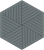 KERAMA MARAZZI Керамический гранит OS/C241/63012 Агуста синий матовый 6x5,2x0,69 керам.декор Цена за 1 шт. 104.40 руб. - бесплатная доставка