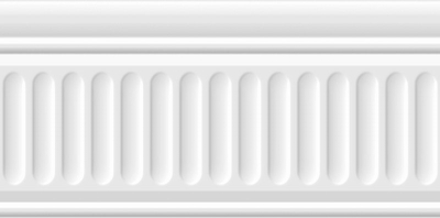 КЕРАМА МАРАЦЦИ Керамическая плитка 19030/3F Карнавал в Венеции белый структурированный 20*9.9 керам.бордюр  - бесплатная доставка