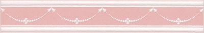 КЕРАМА МАРАЦЦИ Керамическая плитка STG/C563/6306 Петергоф розовый 25*4.2 керам.бордюр  - бесплатная доставка