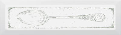 КЕРАМА МАРАЦЦИ Керамическая плитка NT/A51/2882 Spoon зеленый 8,5*28,5 керамический декор  - бесплатная доставка