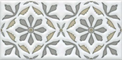 KERAMA MARAZZI Керамическая плитка STG/A618/16000 Клемансо орнамент 7.4*15 керам.декор 174 руб. - бесплатная доставка