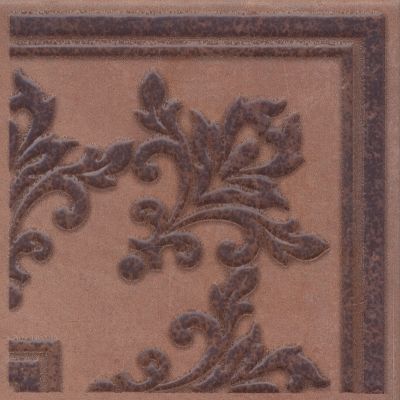 КЕРАМА МАРАЦЦИ Керамическая плитка STG/B252/3414 Честер коричневый темный 14.7*14.7 керам.вставка  - бесплатная доставка
