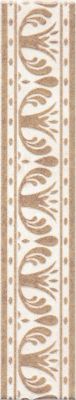 КЕРАМА МАРАЦЦИ Керамическая плитка AD/A214/6276  Лаурито орнамент 40*7.7 керам.бордюр  - бесплатная доставка