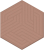 KERAMA MARAZZI Керамический гранит OS/D241/63010 Агуста розовый матовый 6x5,2x0,69 керам.декор Цена за 1 шт. 104.40 руб. - бесплатная доставка