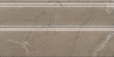 KERAMA MARAZZI Керамическая плитка FMA032R Плинтус Серенада бежевый тёмный глянцевый обрезной 30x15x1,7 Цена за 1 шт. 480 руб. - бесплатная доставка