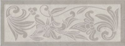 KERAMA MARAZZI Керамическая плитка HGD/B505/15147 Монсанту 4 серый светлый 15х40  керам.декор Цена за 1 шт. 432 руб. - бесплатная доставка