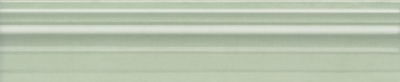 KERAMA MARAZZI Керамическая плитка BLE018 Багет Левада зеленый светлый глянцевый 25х5,5  керам.бордюр Цена за 1 шт. 217.20 руб. - бесплатная доставка